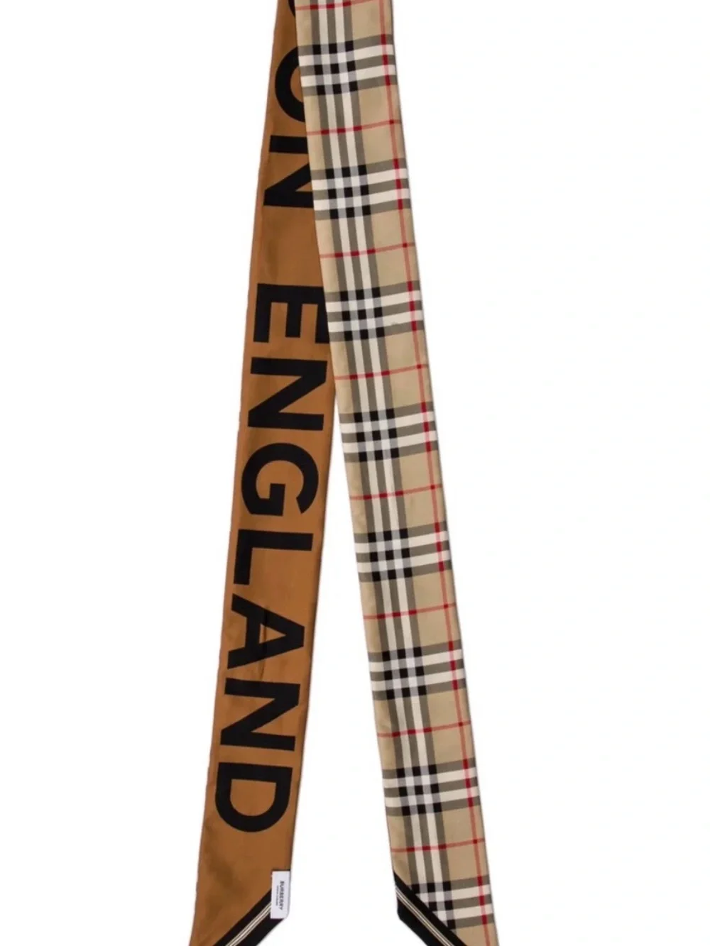 Burberry vintage check skinny scarf